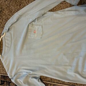 Vineyard Vines Sky Blue Long Sleeve Tee